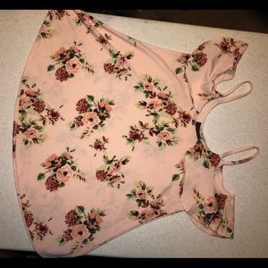 First Love off the shoulder tank top/shirt